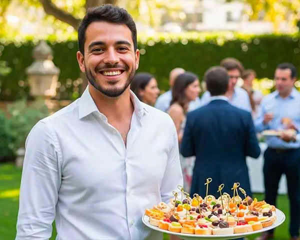 trabajar camarero eventos